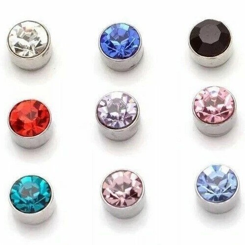 Magnetic Earrings Kids Clip On Women Men Studs Pair Stud Fake Non Pierced Magnet