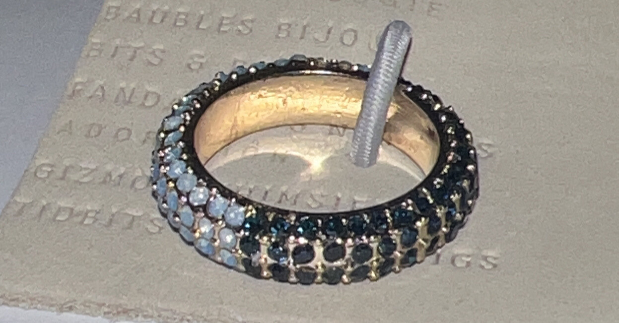Anthropologie Split Pave Ring Size 7 NEW NWT