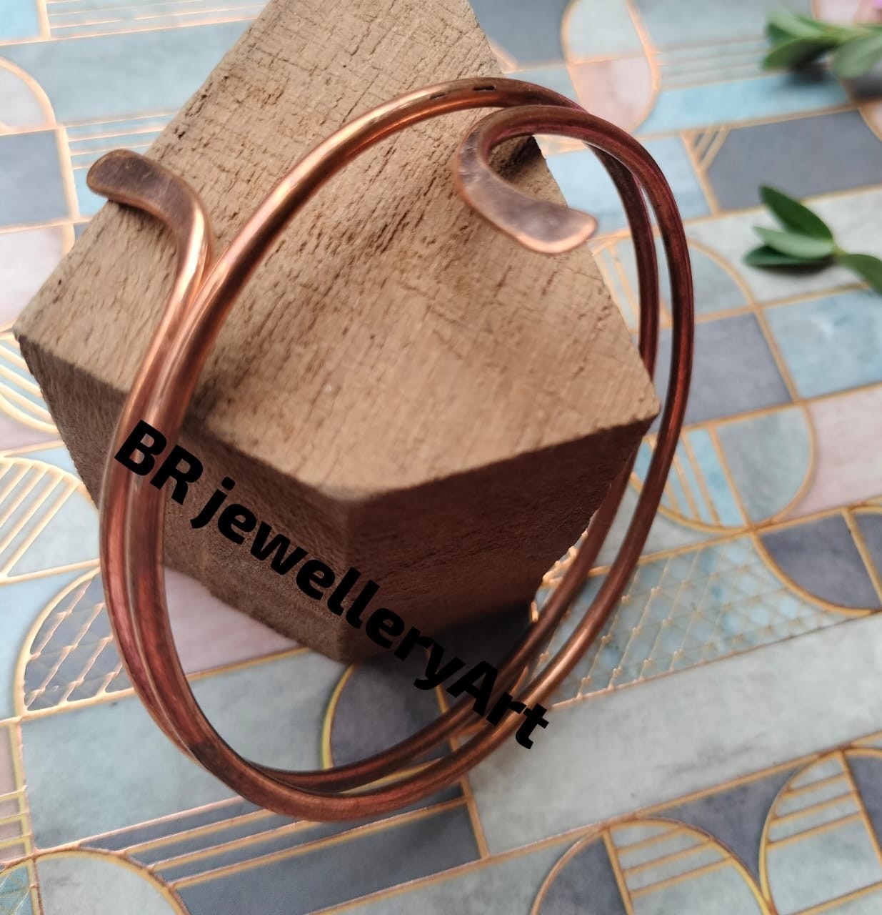 Minimal Open Copper Cuff Bracelet | Handmade Adjustable Copper Bangle