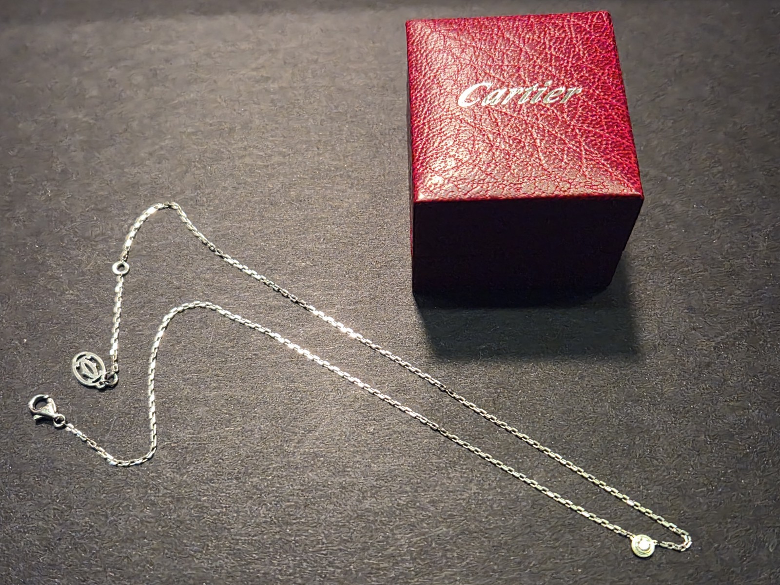 Cartier d’Amour Necklace 18K Diamond Box