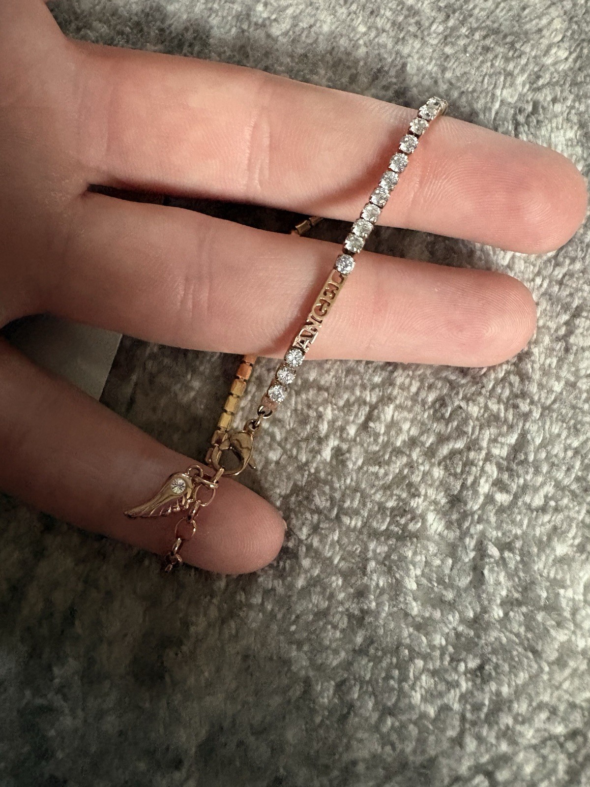 1 Brosway Chakra Good Luck Clover Anklet. Plus 1 Brosway tennis bracelet, angel.