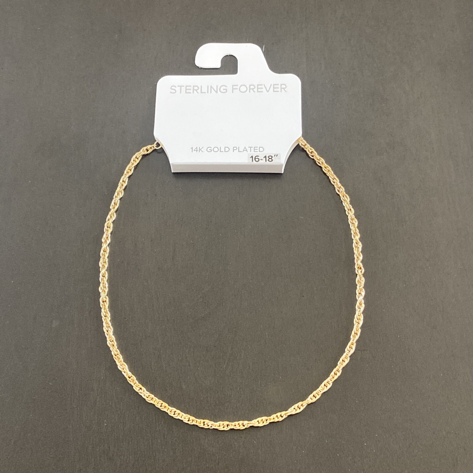 Sterling Forever 14K Gold Plated Alex Chain Necklace