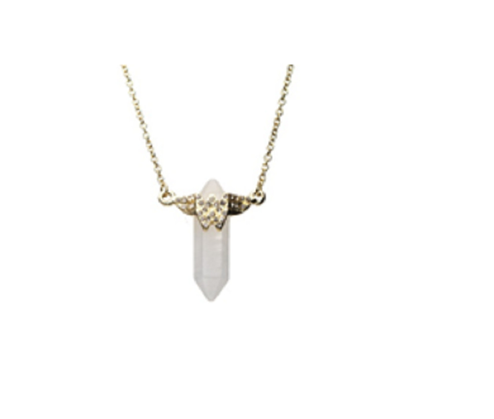 DC COMICS, WONDER WOMAN LOGO CRYSTAL NECKLACE Wonder Woman Logo Pendant NECKLACE