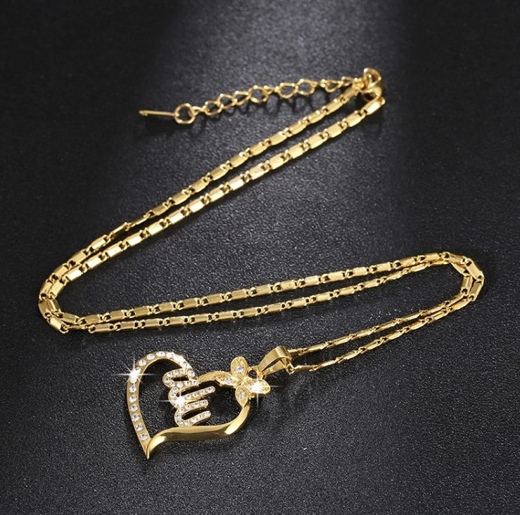Fashion Jewelry Gold Silver Rose Gold Arabic Muslim Islamic Allah Necklace 63-1