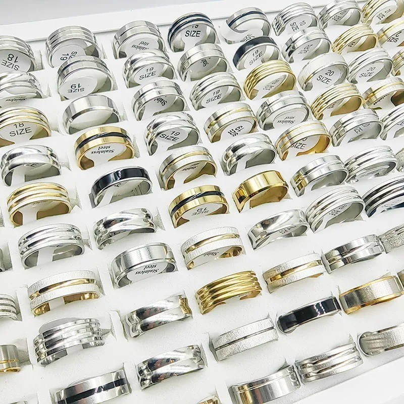 Wholesale Mixed Rings Bulk Finger Band Ring Lot Men/Women Jewellry Fashions