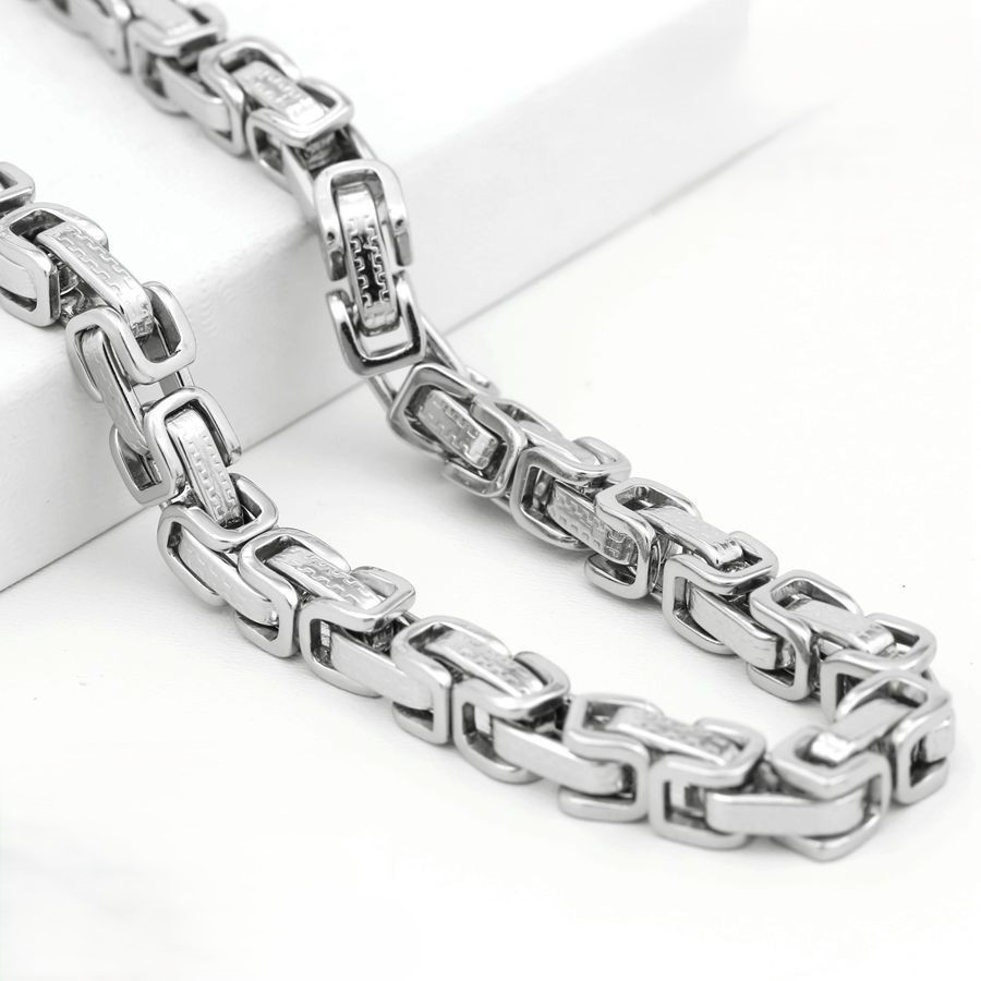 DG Women’s 16.5″ Stainless Steel,Width Franco Chain Necklace High Polish Box