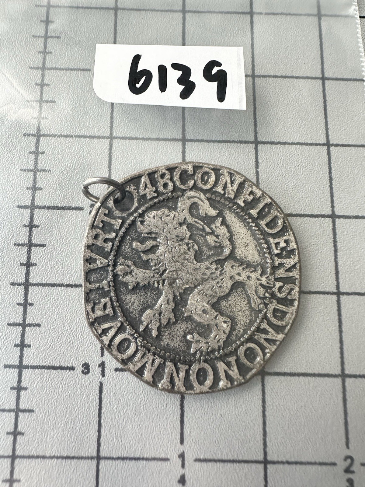 Netherlands Dutch Lion Coin Charm Replica