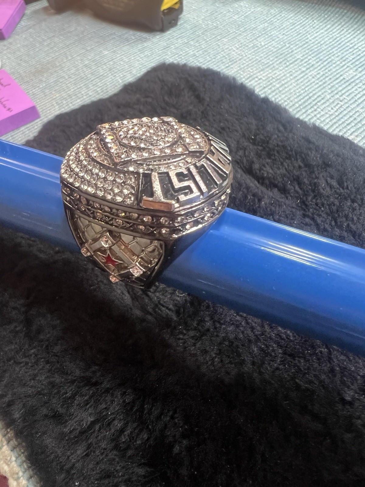 WOW Baseball Finalist Large Championship Style Ring Zinc Alloy Size 10(32)