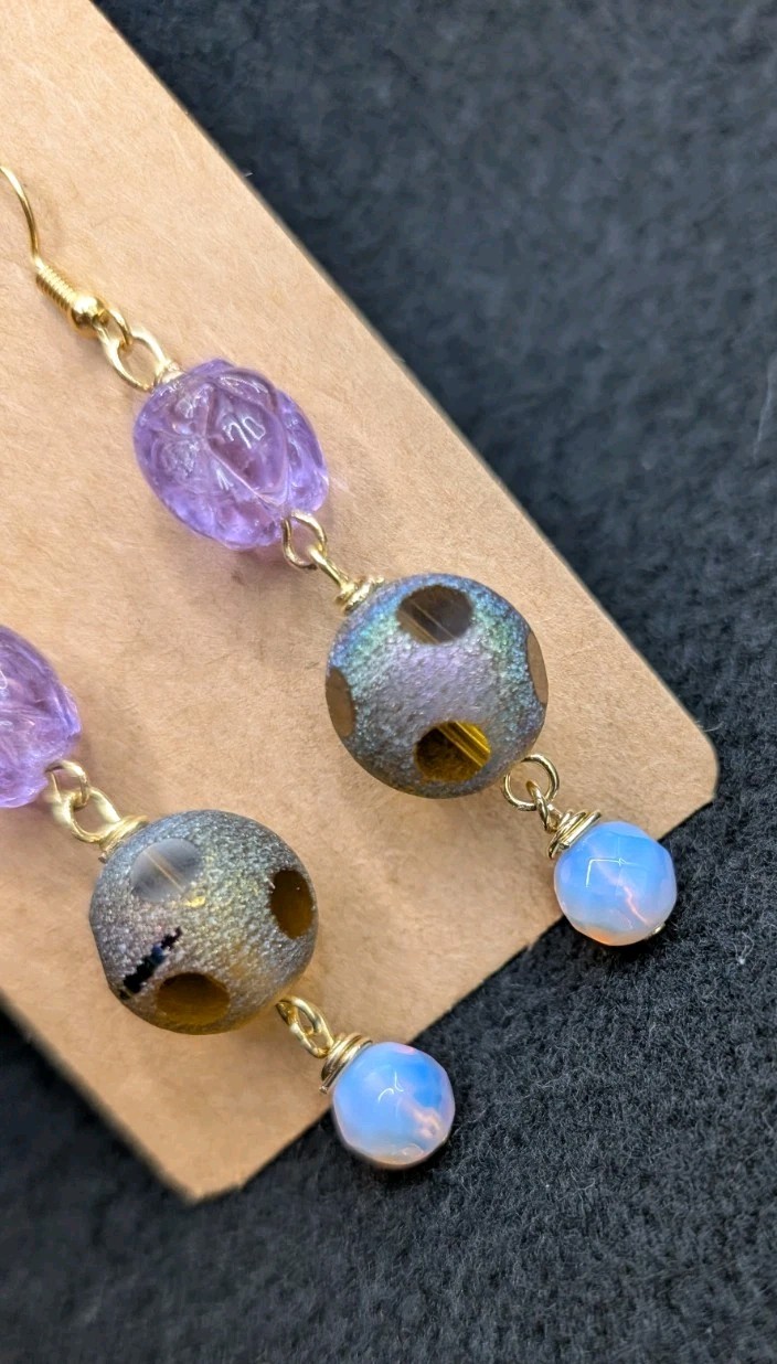 Women’s Artisan Stylish Gypsy Whimsical Beaded Drop Dangly Hook Earrings