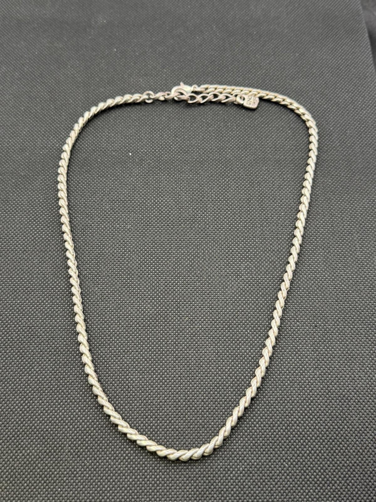 UNO De 50 Silver 22″ Rope Chain Necklace Plated