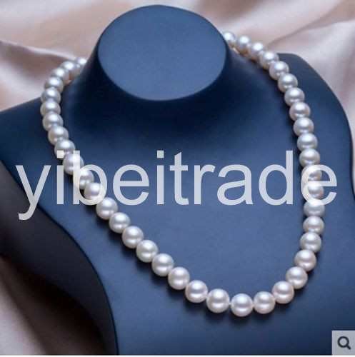 80%OFF 7-8mm 16/18inch AAA+ Akoya Natural White Pearl Necklace 14kT Sold Gold