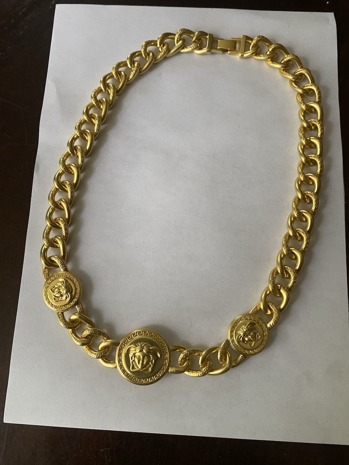 Versace Chain-Link Necklace/ GV-N-0036