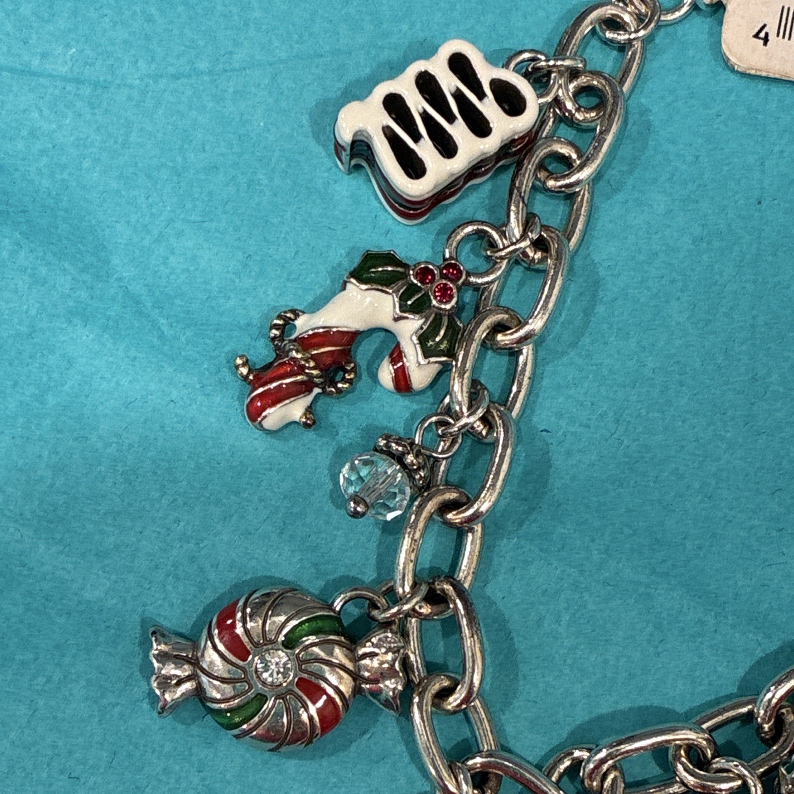NEW Brighton Silver Plated Christmas Holiday Charm Bracelet JB3362