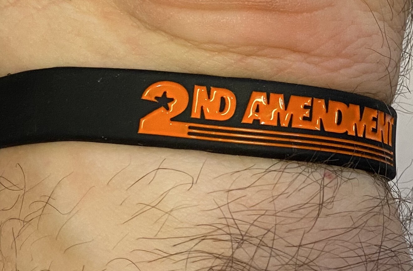 Support Gun Rights 2nd Amendment Silicone Bracelets Pack of 2 Variety of Styles