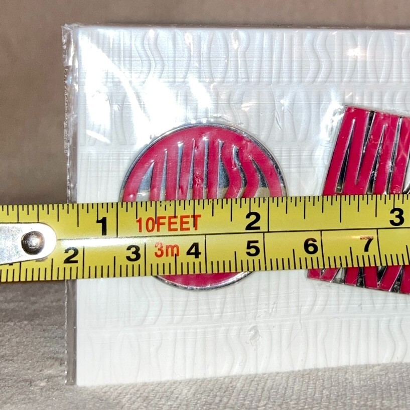 2pc Miss Dior Logo Pin Set in Red/Silver New & Sealed, See Pics for Measurements