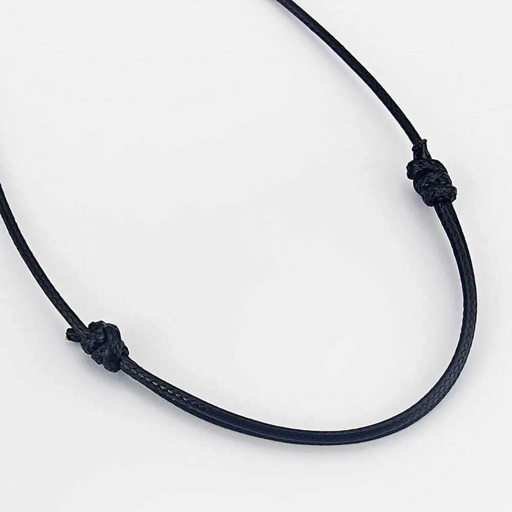 30PCS Handmade Black Korea Waxed Cord Necklace 16-32 inch Adjustable NEW ++