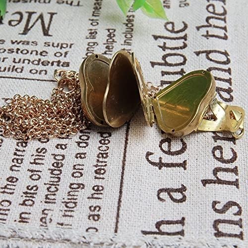 1Pcs Gostear Cute Four Leaf Clover Love Heart Pendant Photo Locket Necklace That