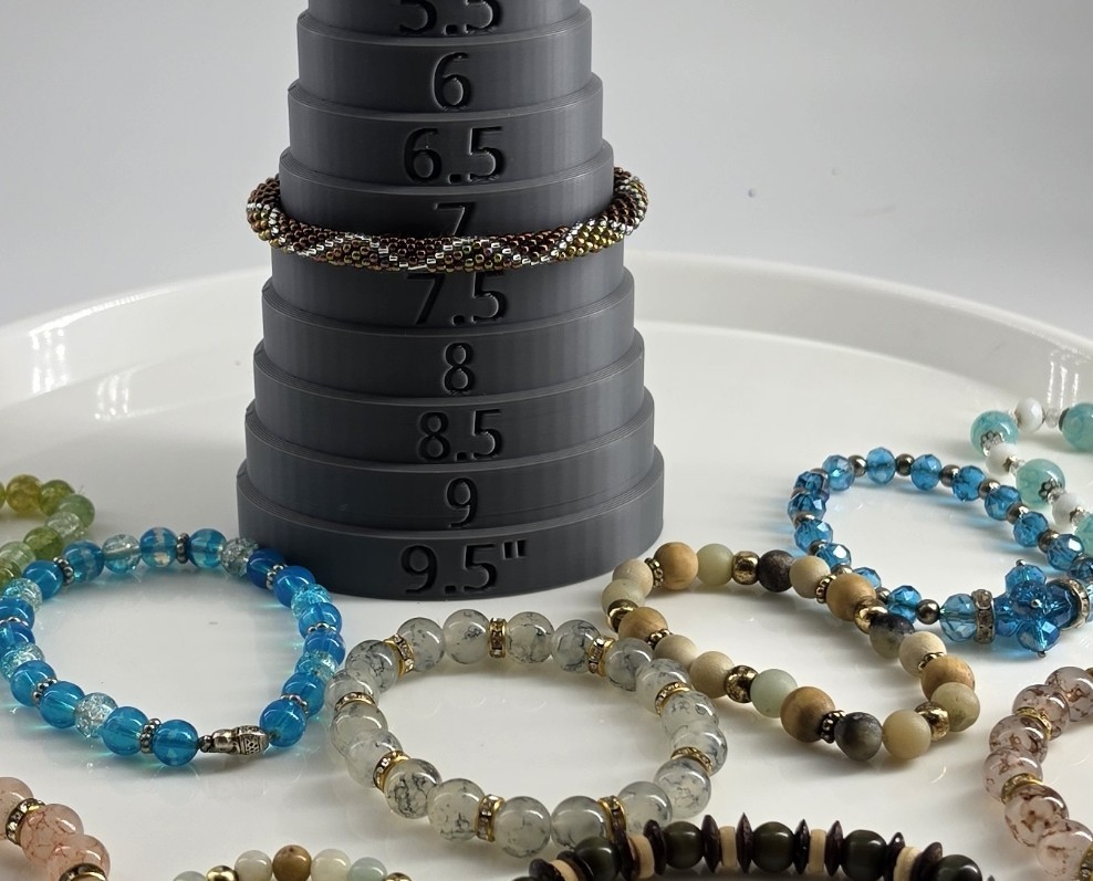 Lot 11 Stretch Bracelets Glass Stone Wood Seed Bead Mixed Colors Most Size 7