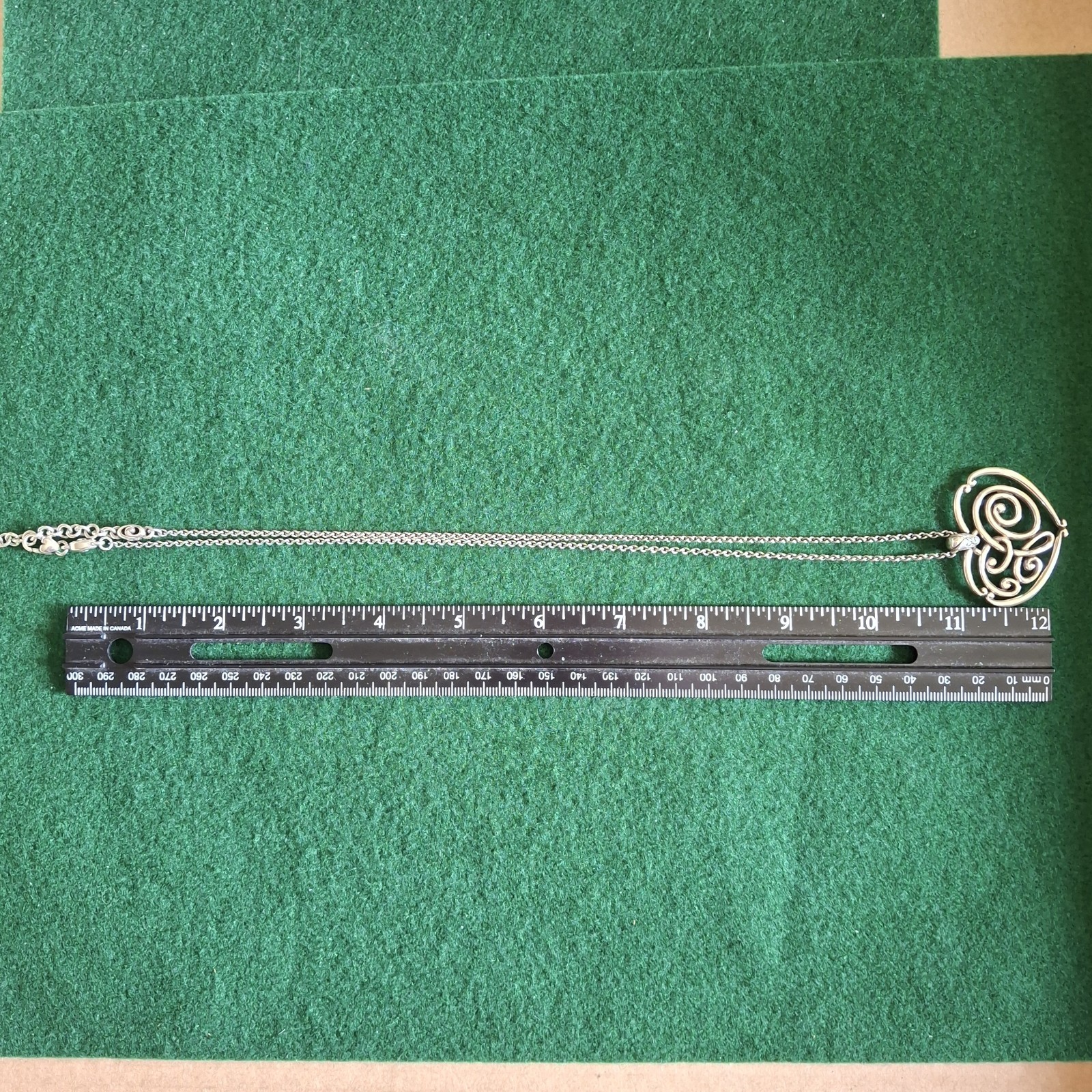 Brighton Heart Pendant Necklace 20″ Pre-owned Silver Plated Very Good Condition