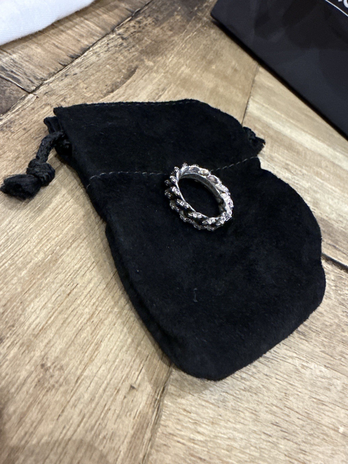 Chrome Hearts Extra Fancy Link Ring 925 Silver Size 8