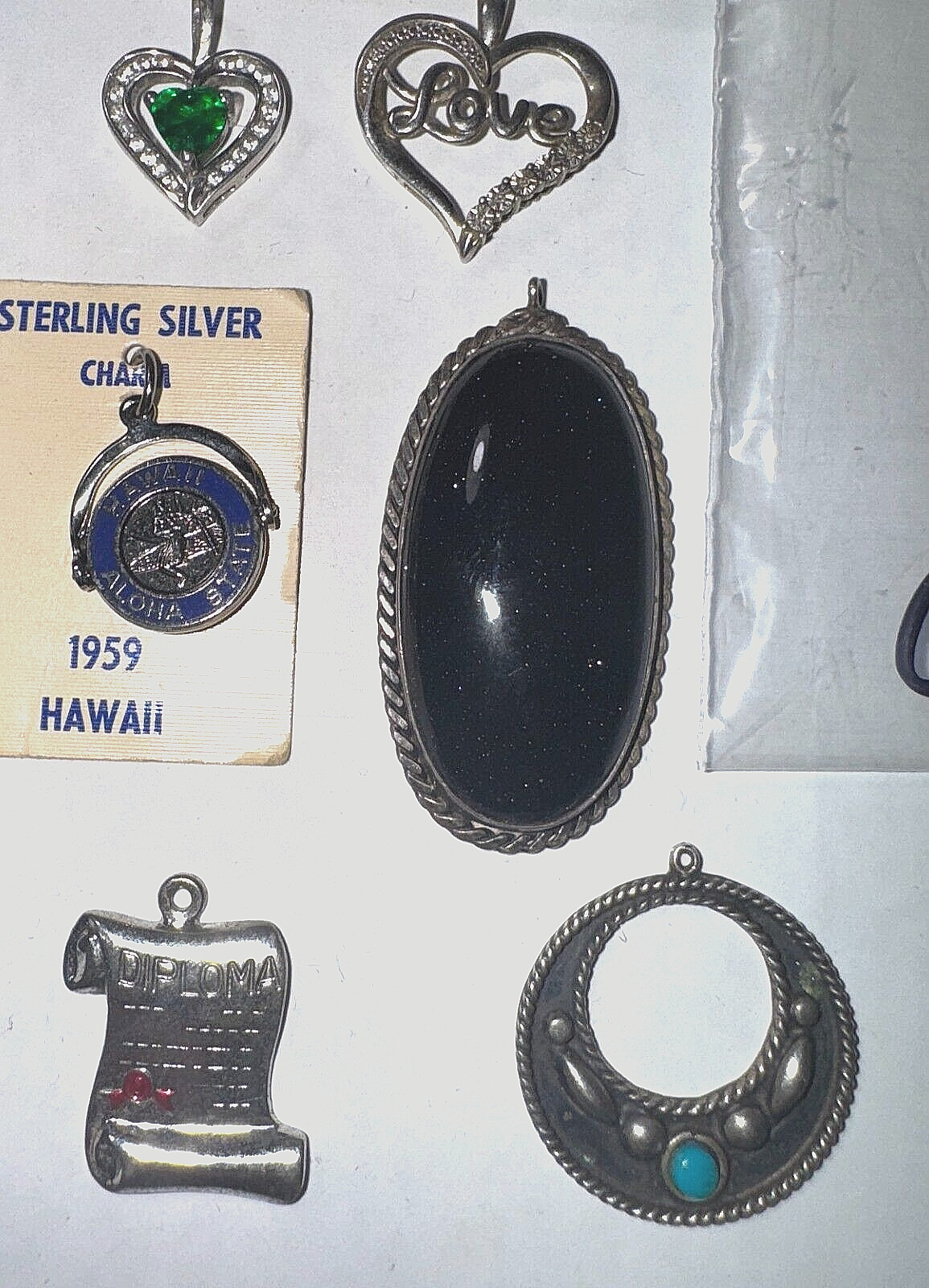 Sterling Silver & Fashion Pendants Charms Hawaii Scottie Guitar & More SS-900