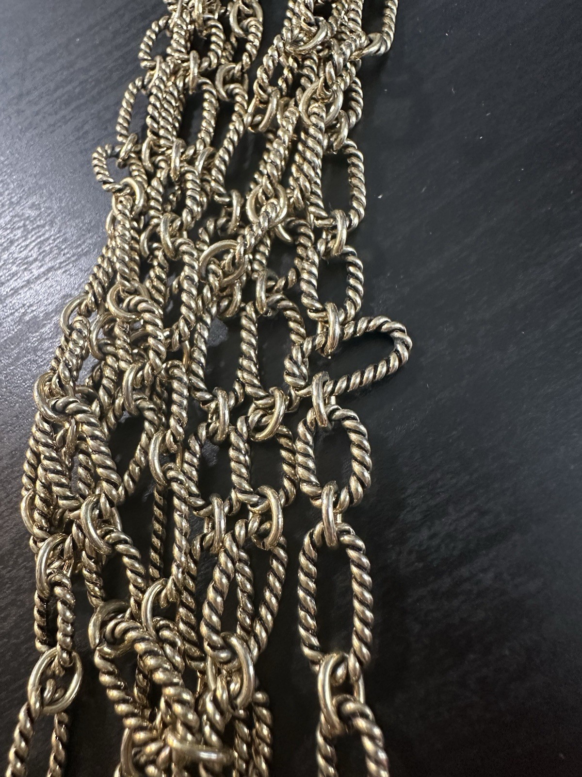 NEW Premier Designs Savannah Necklace Four Strand $49 Gold Tone Link