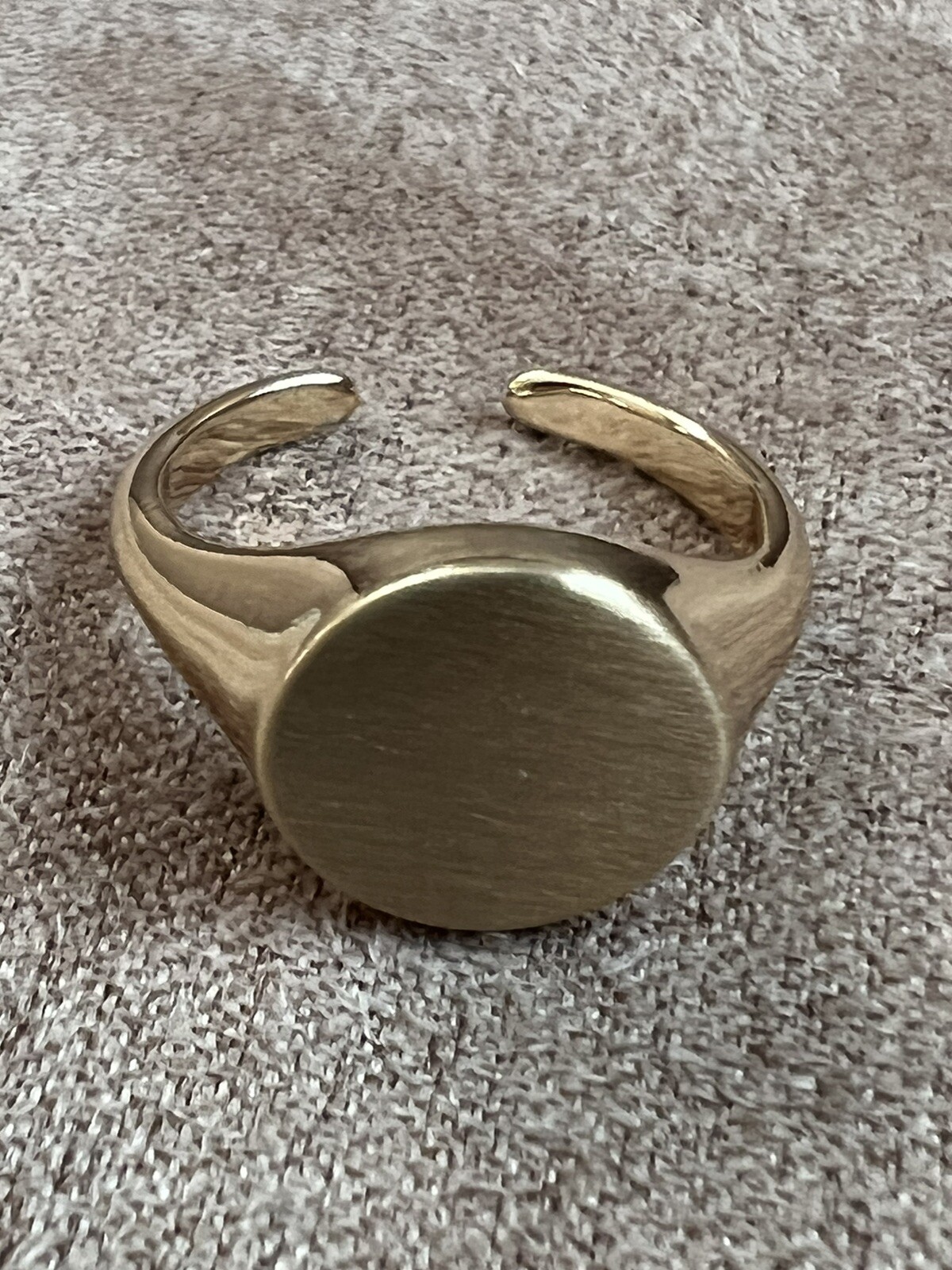 Draya 8 Other Reasons Adjustable Gold Ring NEW