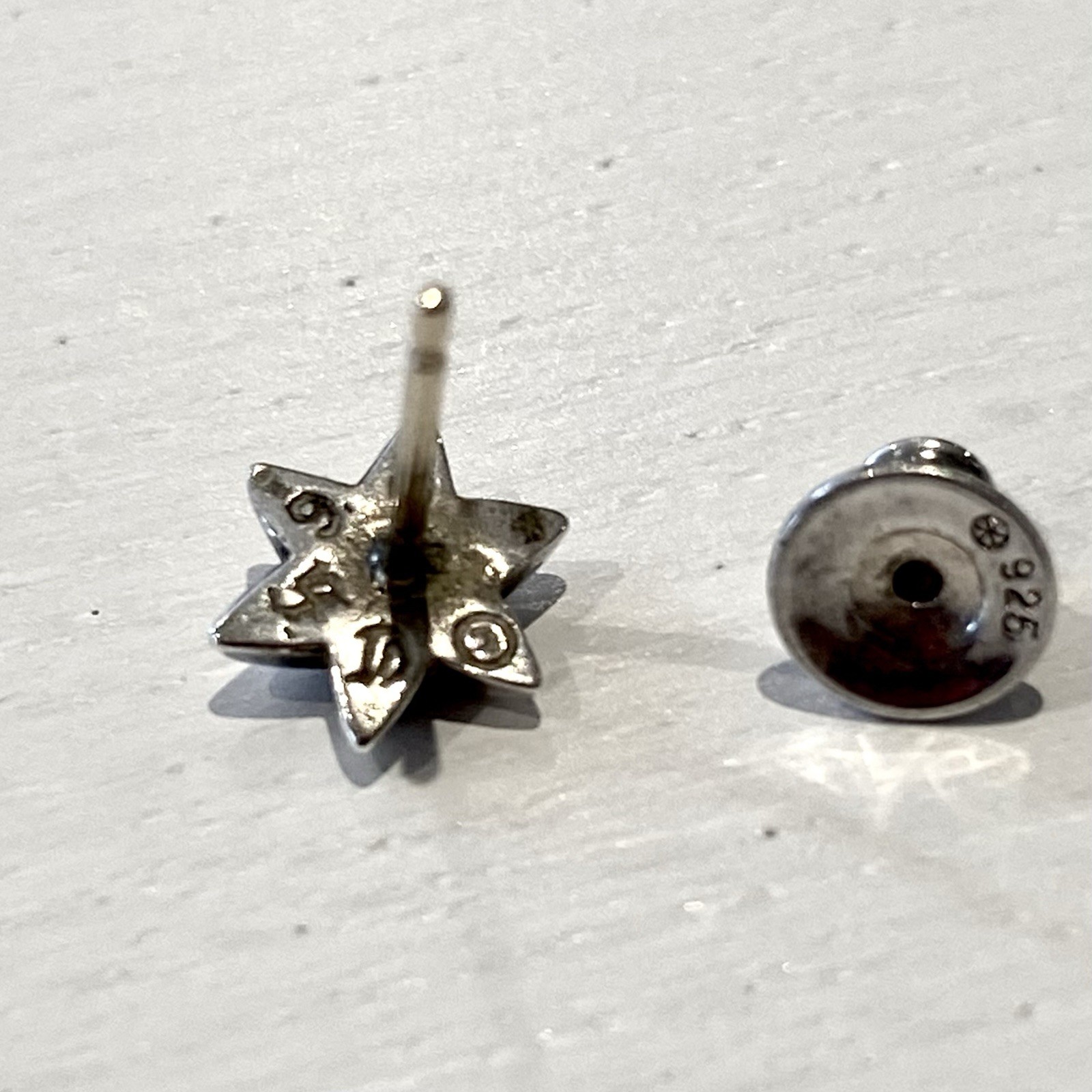 Chrome Hearts Six Points Star Stud Earring