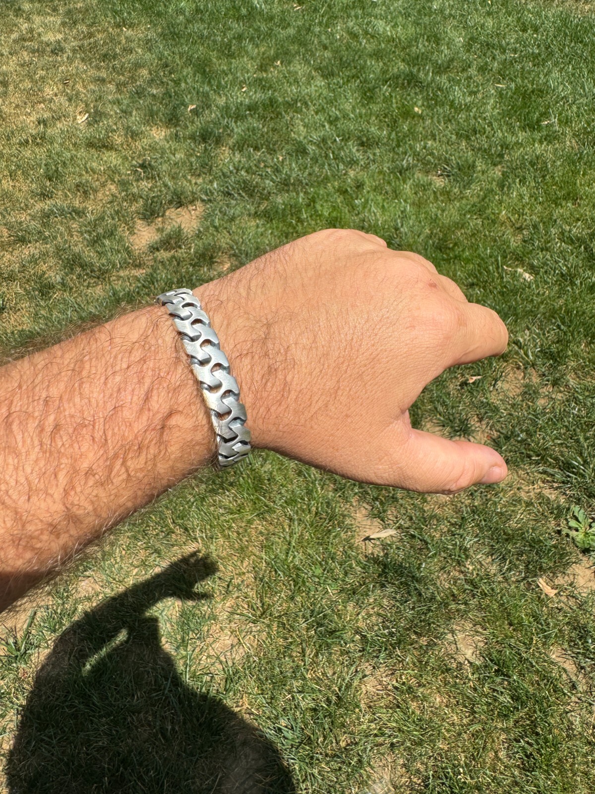 Custom Crazy Miami Cuban Link Bracelet 12mm Real 925 Silver Oxidized Finish