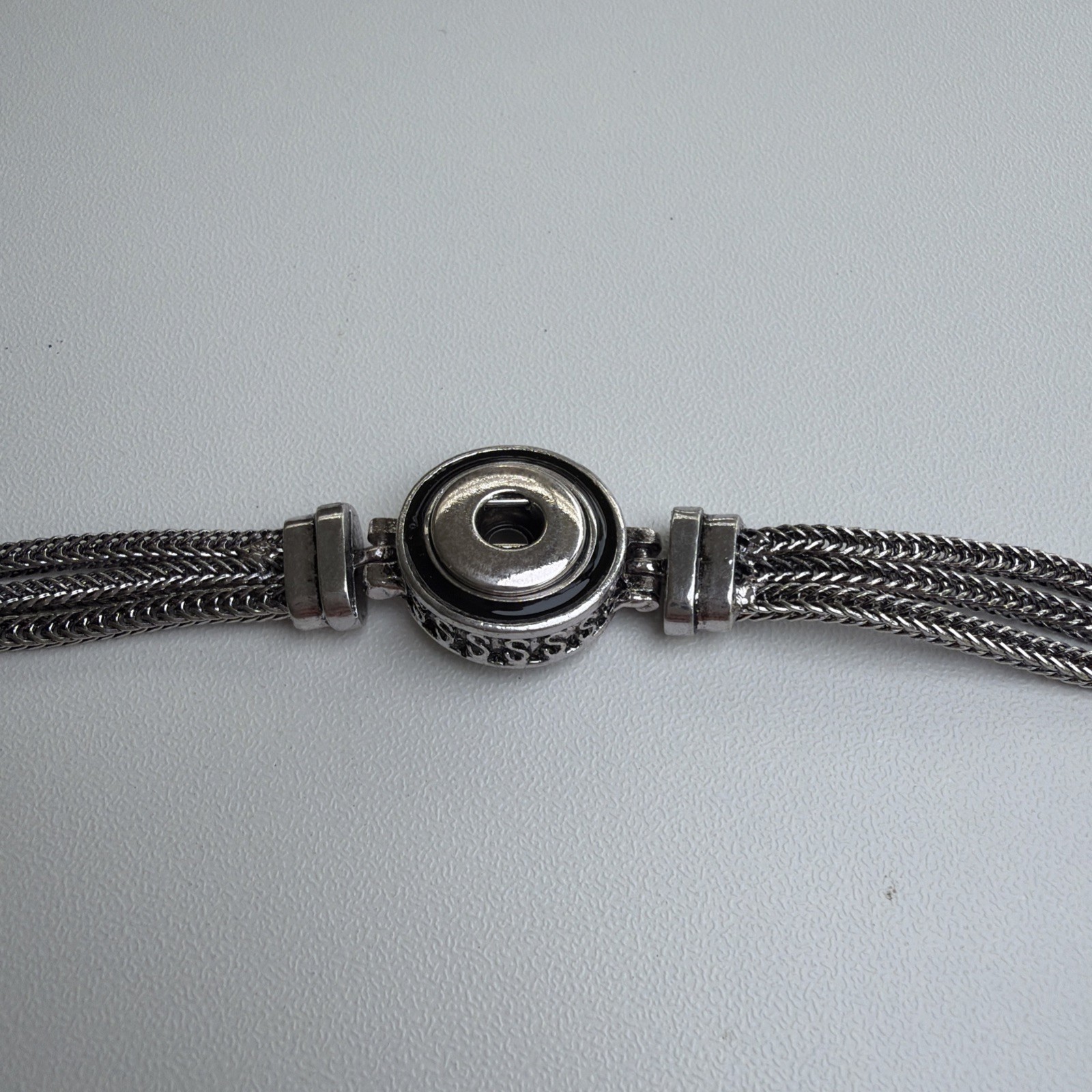 New Ginger Snap Charm Bracelet Adjustable 12mm Gingersnaps Petite Snaps