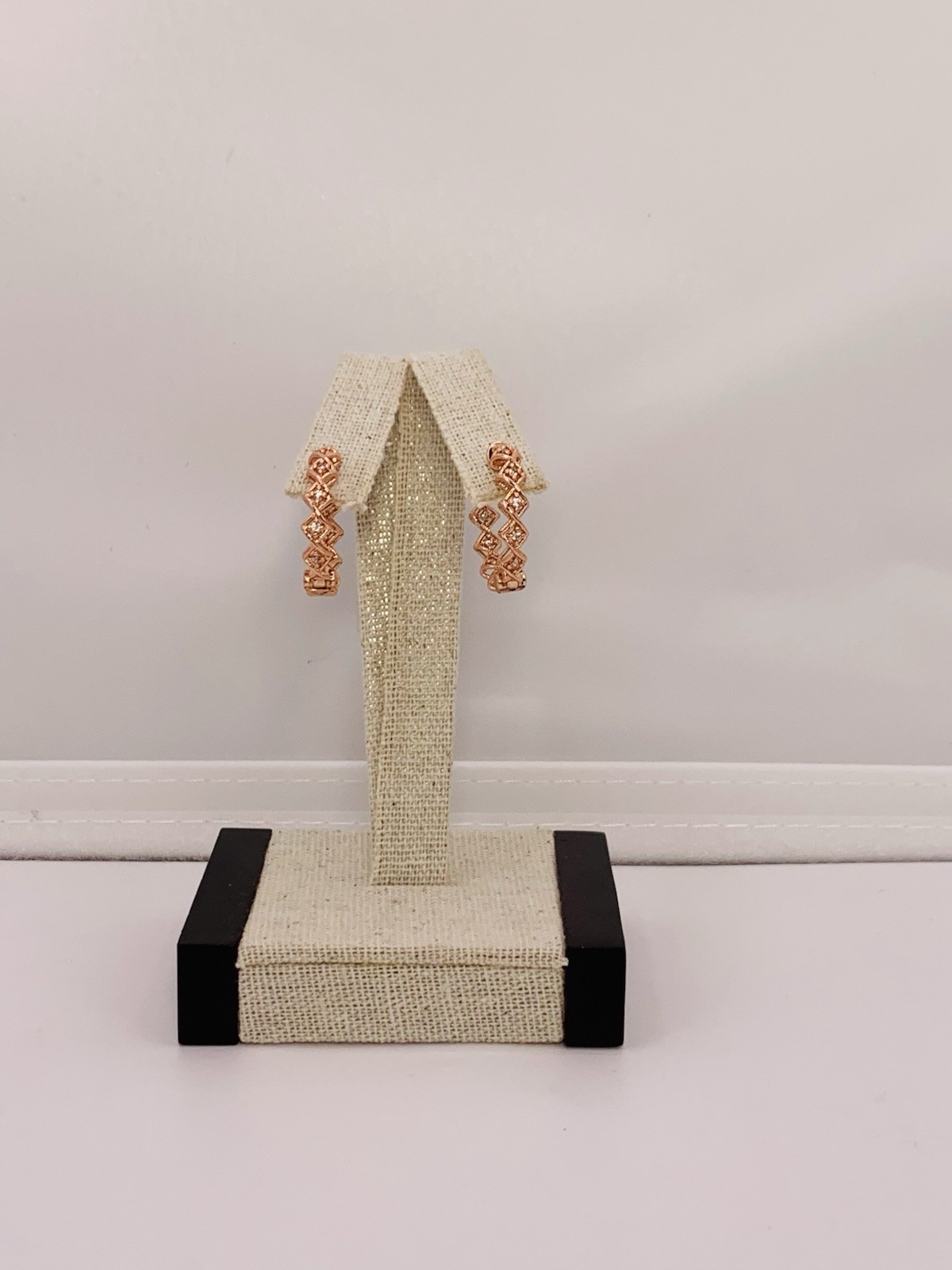 Rose Gold Filled 1” Length, 4.11 Gram, 4.9mm Wide Earring (#ER3)