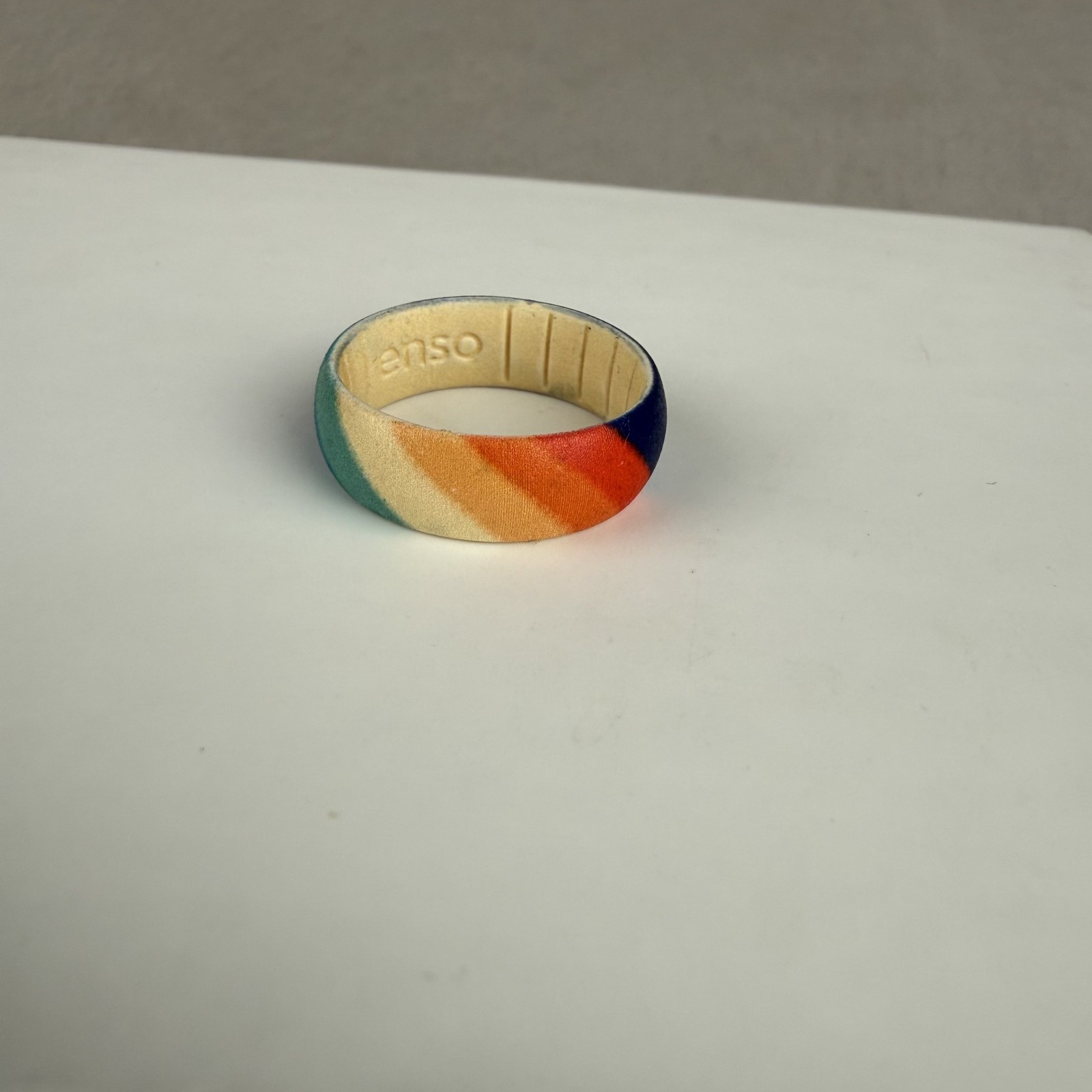Enso Rings Inked Pocketful Of Letters Prism Rainbow Ring Size 9 Limited Edition