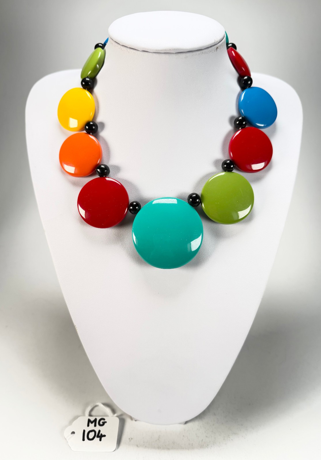 Marion Godart – Confetti “Bouclier” Multi-Colour Mix Resin Necklace