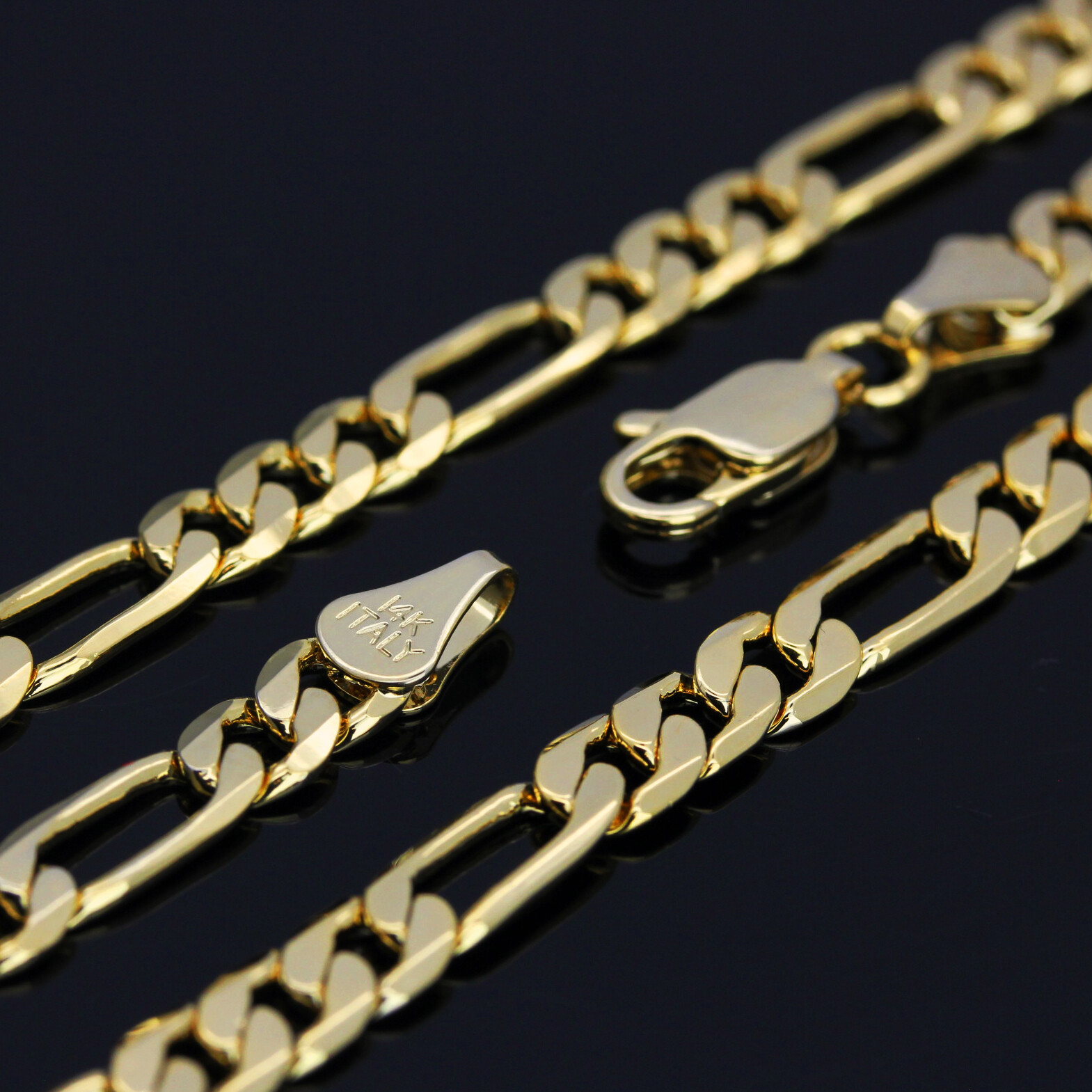 Virgin Mary Temple 14k Gold Plated Brass Pendant 18″ Figaro Choker Chain