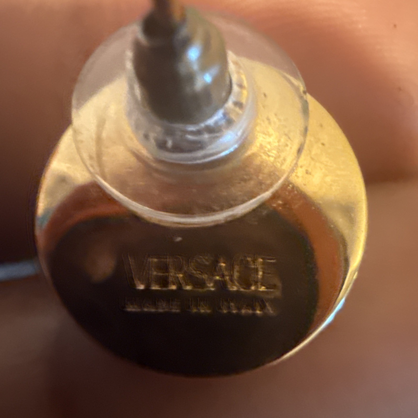 Versace Earrings Metal+Pink