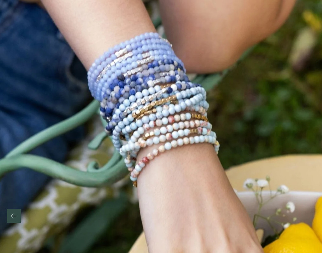Scout Stone Wrap Blue Lace Agate/Silver – Stone of Clarity Necklace to Bracelet