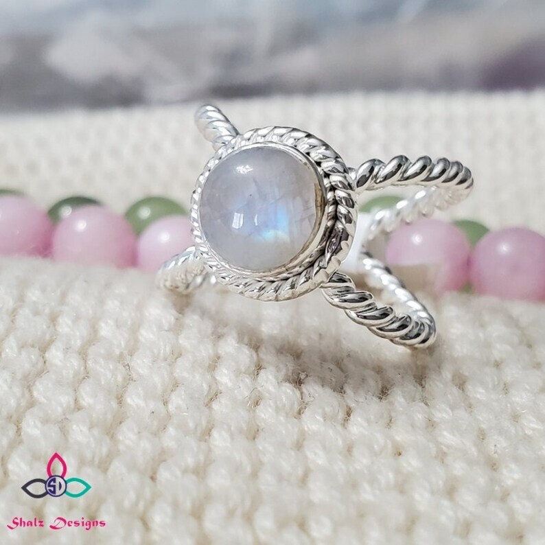 Moonstone Designer ring 925 Silver Handmade Jewelry All Size Available