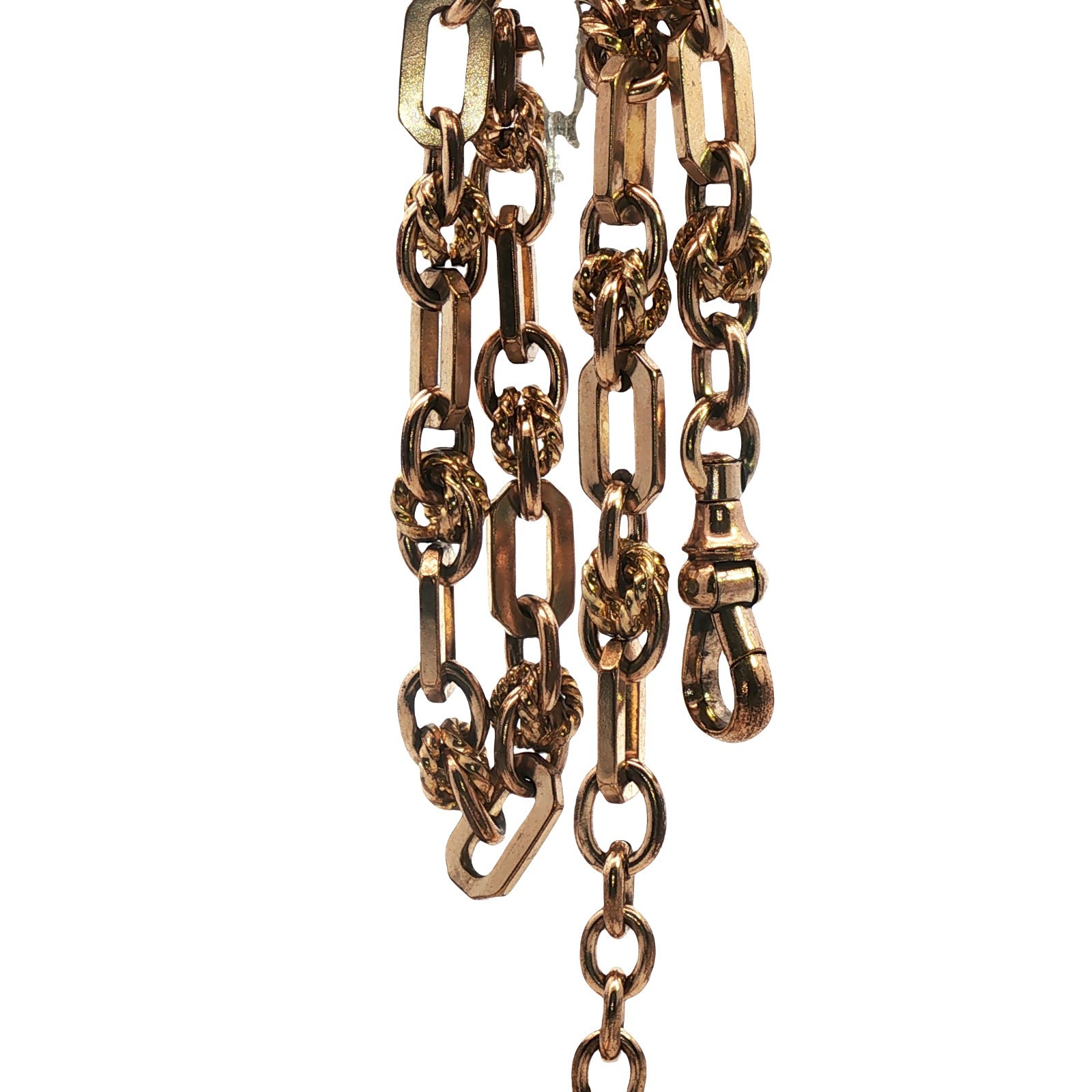 Premium Gold Plated Fob Chain Bracelet 18.21g 6mm Wide Classic Jewellery 26.5cm