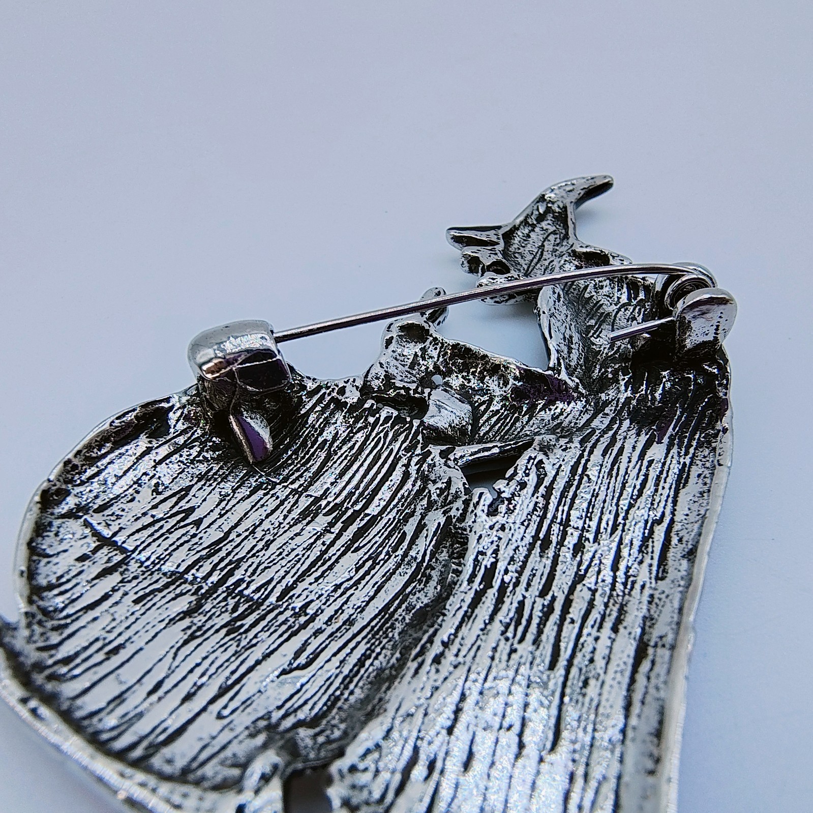 Witch Boiling Cauldron Halloween Brooch Pin Spooky Season Vintage Inspired