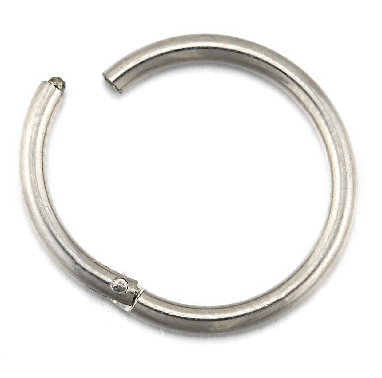 Titanium Seamless Segment Septum Lip Ear Nose Ring Piercing Hinged Hoop Earring