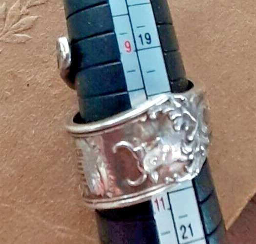 Eads Bridge Silver Spoon Ring St Louis Missouri 17 Grams Size 10
