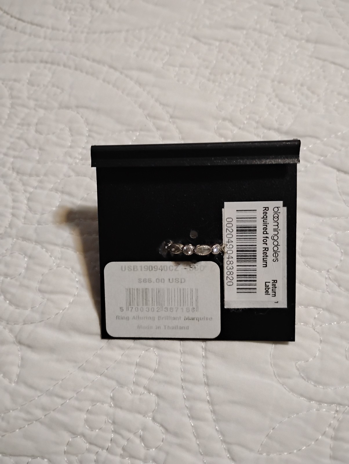 Retired Pandora Alluring Brilliant Marquise Band Ring, Size 7