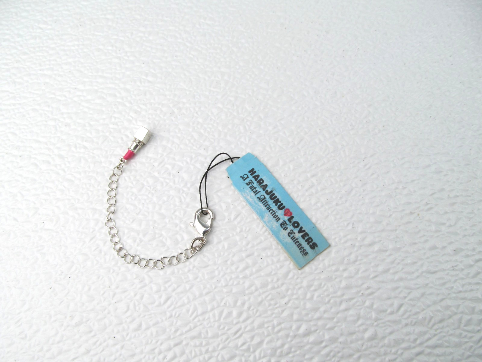 vintage Harajuku Lovers Lipstick Charm 4.5″ NWT