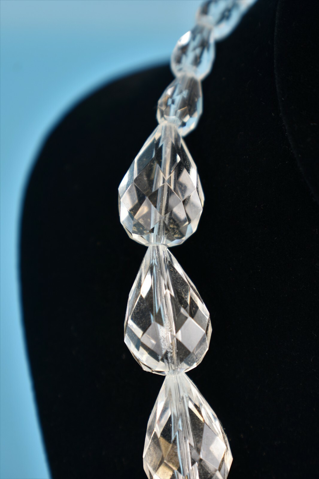 Multifaceted Clear Statement Necklace Signed mark. / AVON NEW – NO Box Icicles