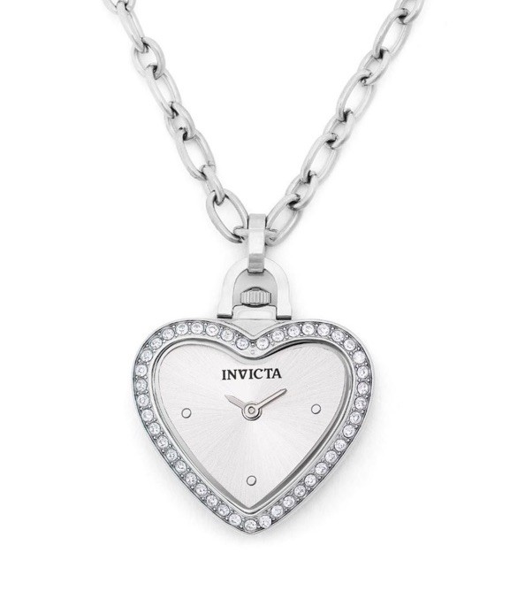 Invicta Mini Angel Women’s Necklace Watch – 27.5mm, Silver (49937) New