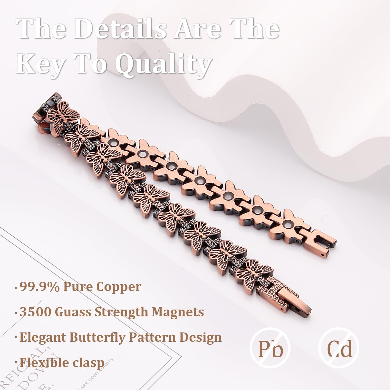 Adult’s Copper Therapy Bracelet | Hypoallergenic & Stylish Daily Wear