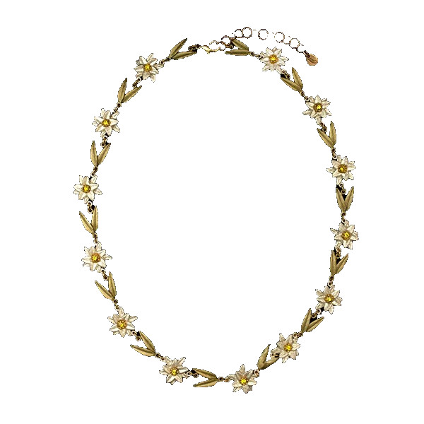 MICHAEL MICHAUD EDELWEISS 16″ ADJ. STATEMENT NECKLACE 9559 BZ