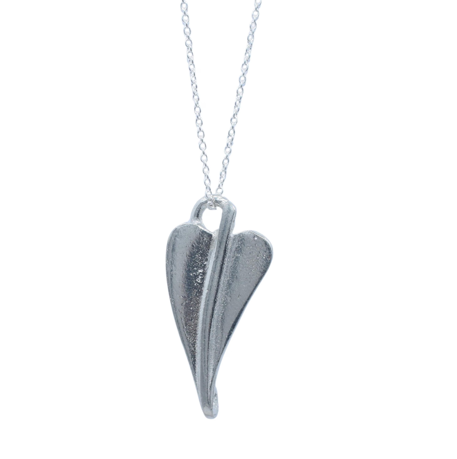 10th Anniversary Pure Tin Necklace Heart Gift UK
