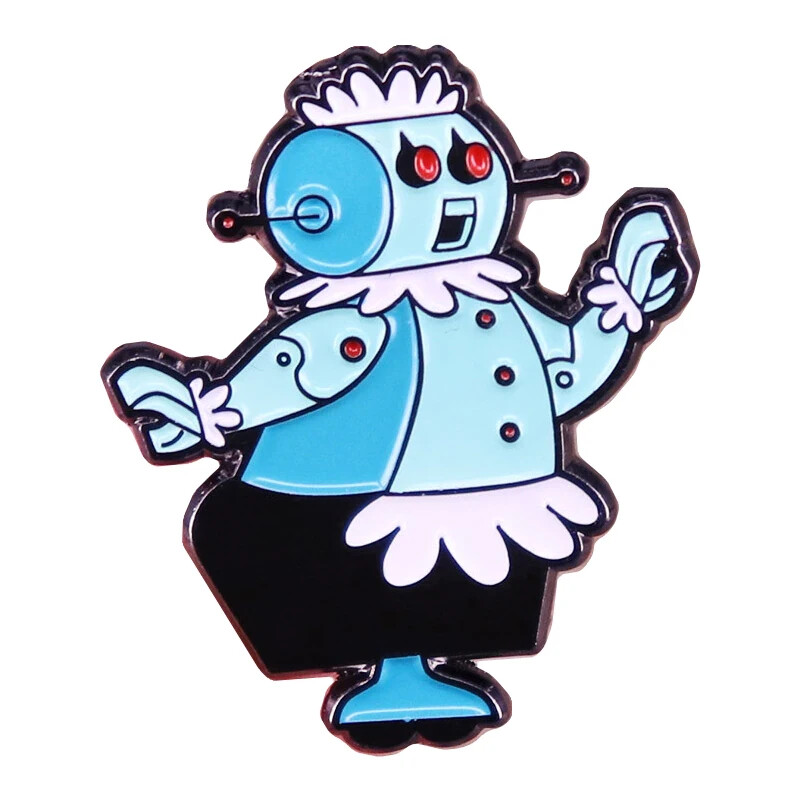 Rosey The Robot The Jetsons Cartoon Maid Housekeeper Enamel Metal Pin