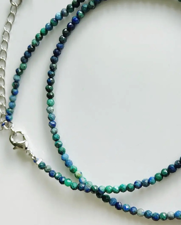 2025HOT Minimalist Azurite Malachite Dainty Choker Women Perfect Gift For Mother